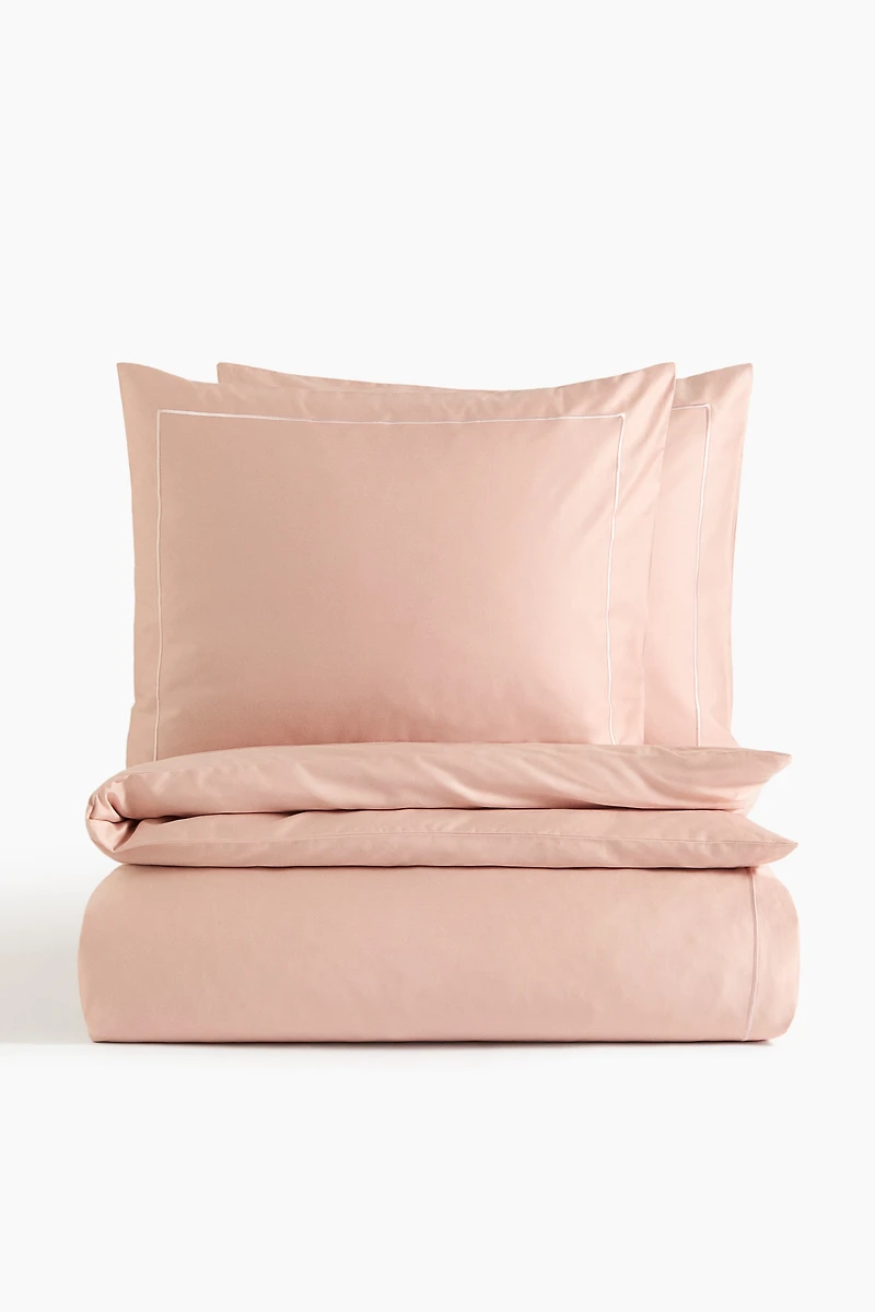 Cotton Sateen King/Queen Duvet Cover Set