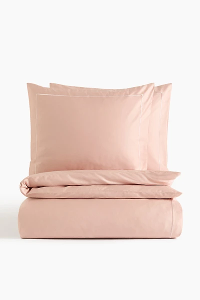 Cotton Sateen King/Queen Duvet Cover Set