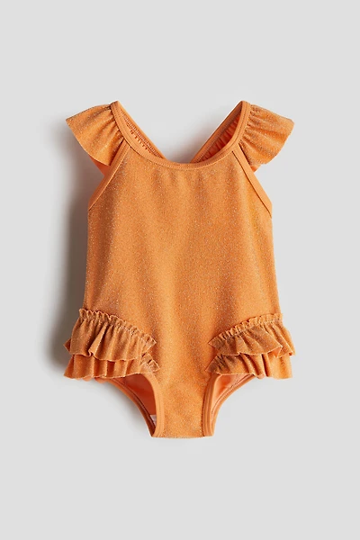 Ruffle-Trimmed Swimsuit