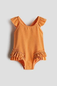 Ruffle-Trimmed Swimsuit