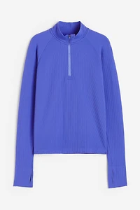 Seamless Half-Zip Sports Top with DryMove™