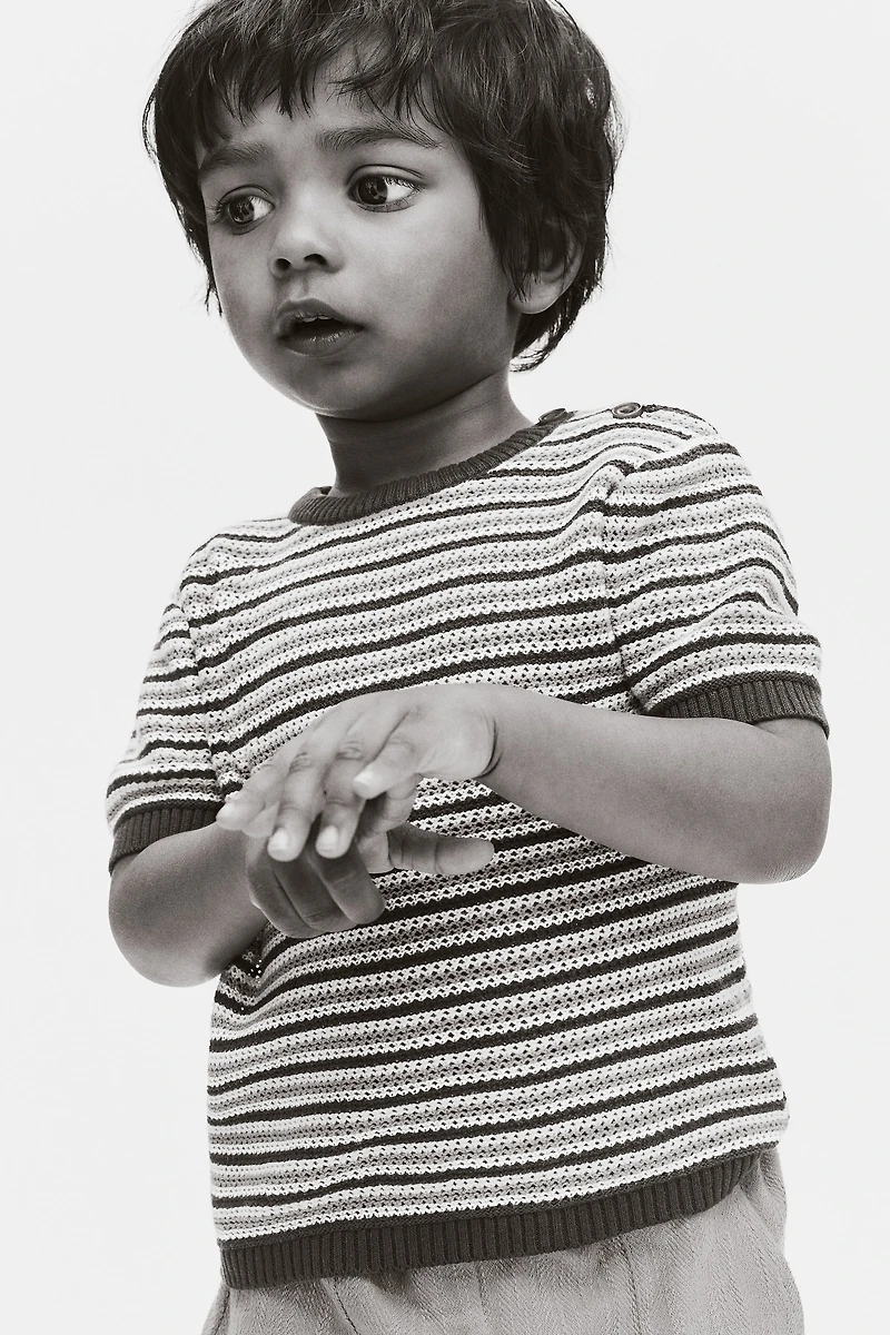 T-shirt en tricot de coton