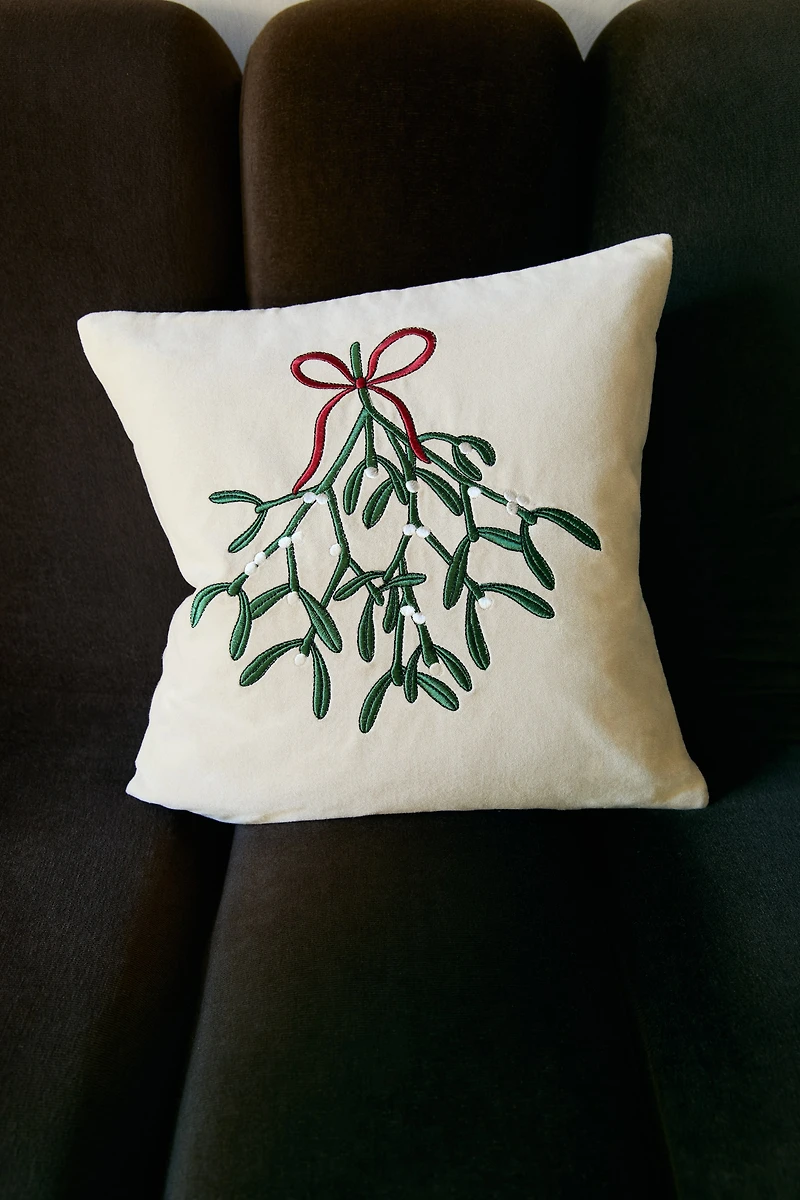 Housse de coussin en velours