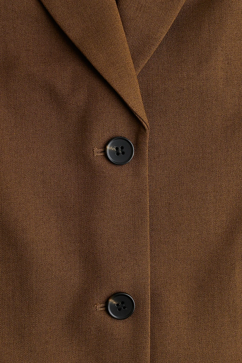 Blazer à fermeture droite