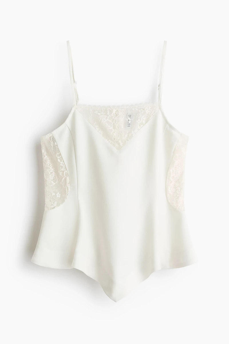 Lace-Detail Camisole Top