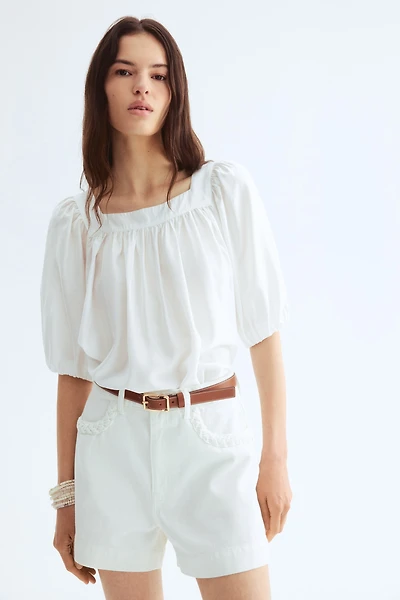Blouse à manches ballon