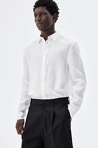 Regular-Fit Linen Shirt