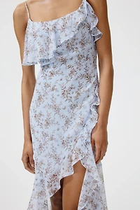 Flounced Strappy Dress