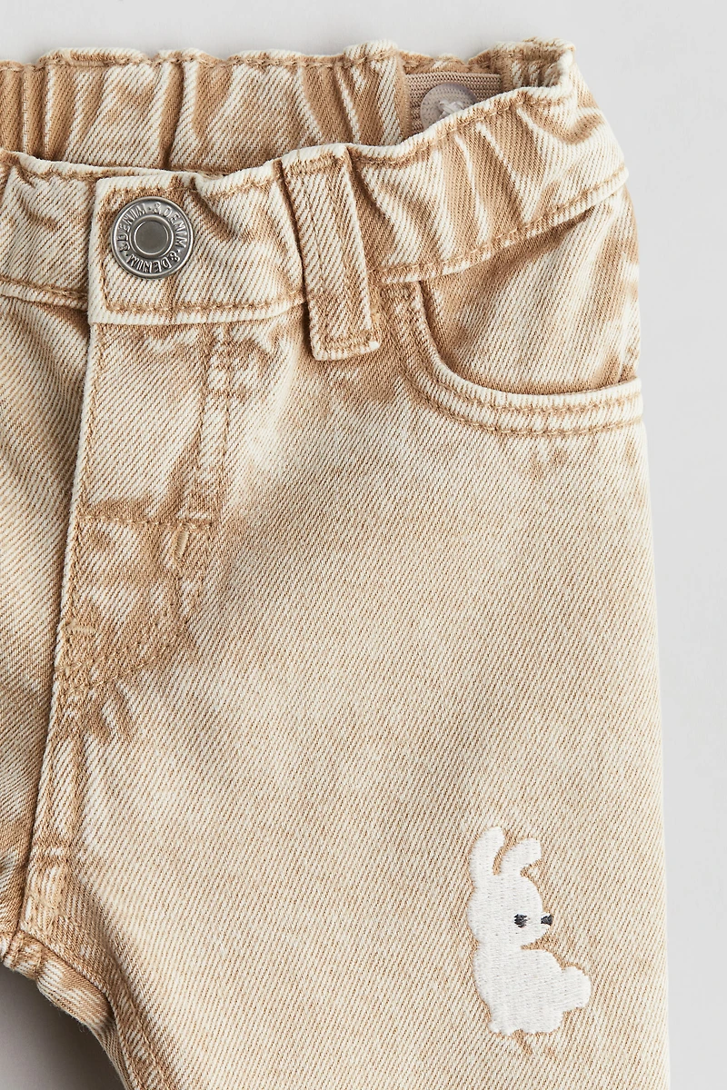 Embroidery-Detail Jeans