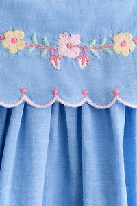 Embroidered Cotton Dress