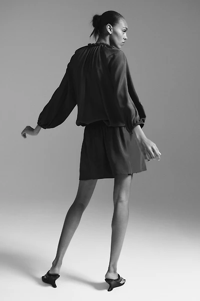 Robe tunique avec détail tressé