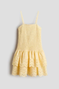 Smocked Strappy Dress