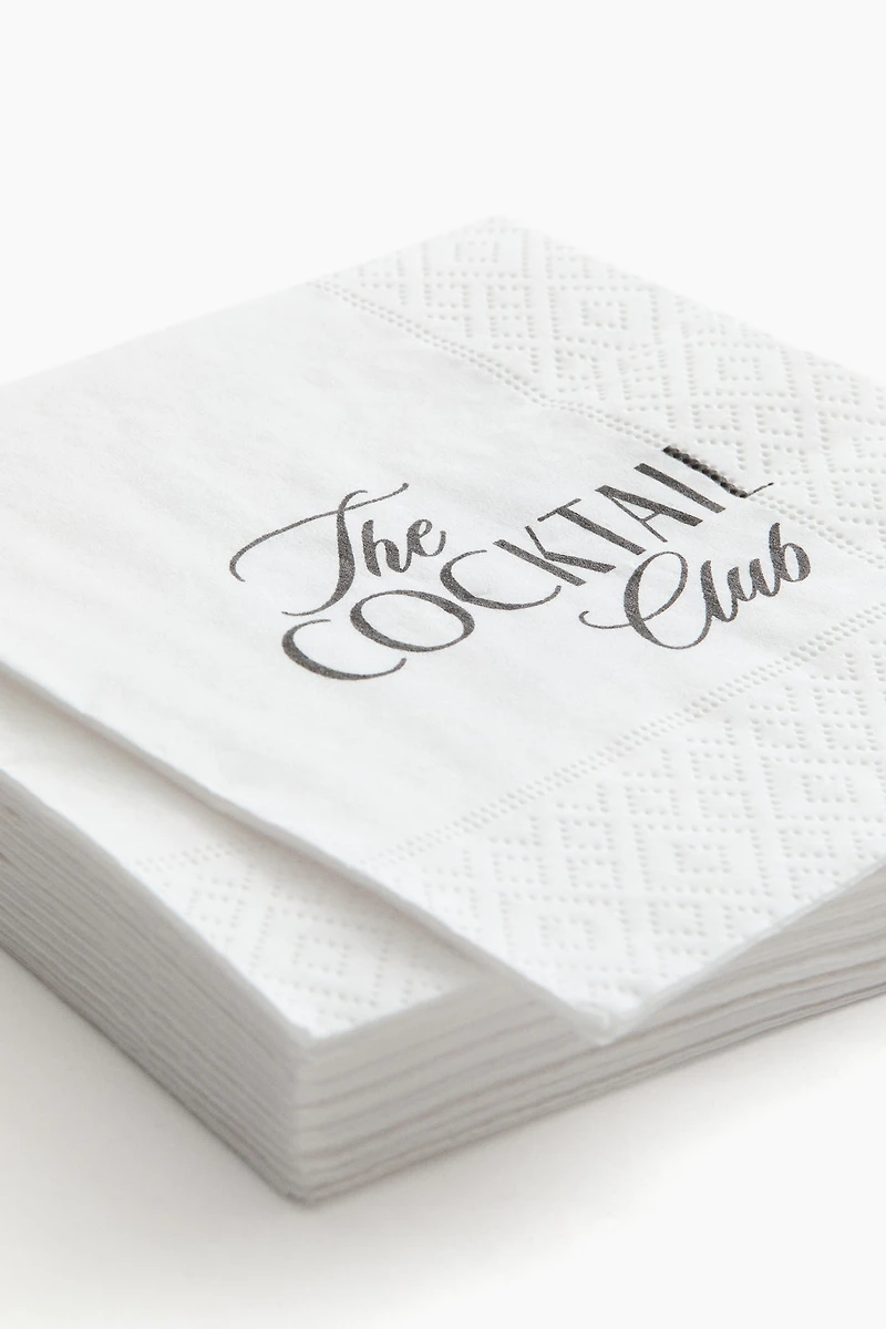 Lot de 15 serviettes en papier