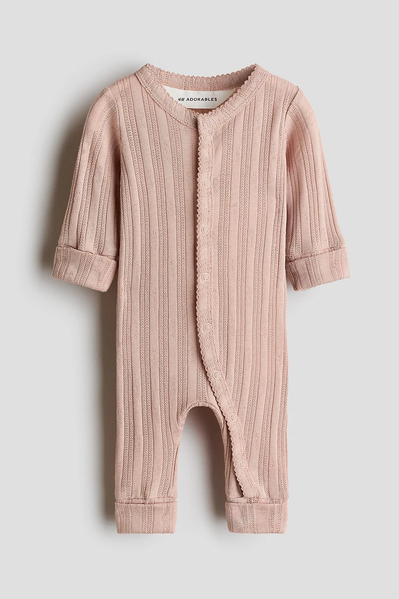 Cotton Pointelle Jumpsuit