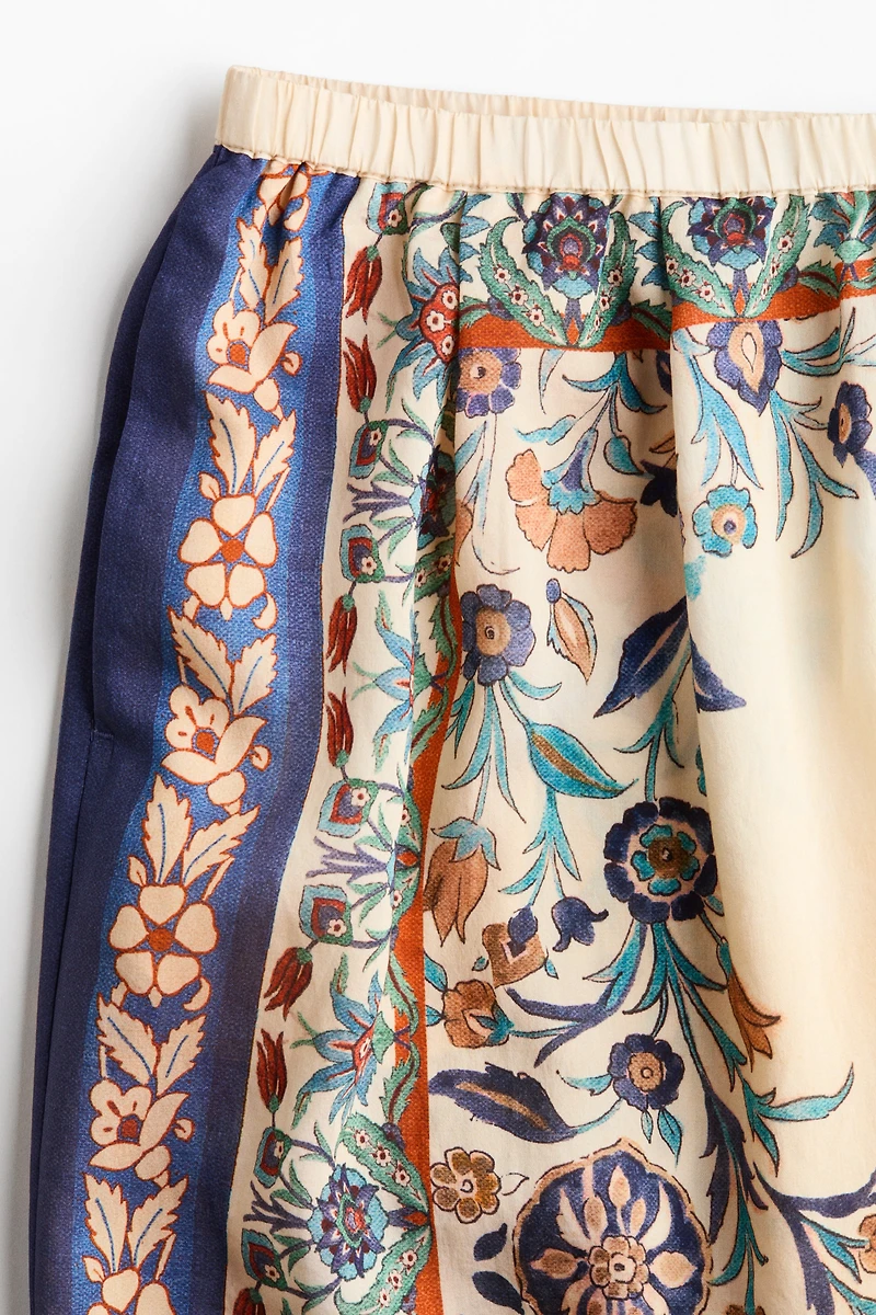 Printed Pull-On Pants