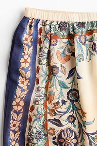 Printed Pull-On Pants