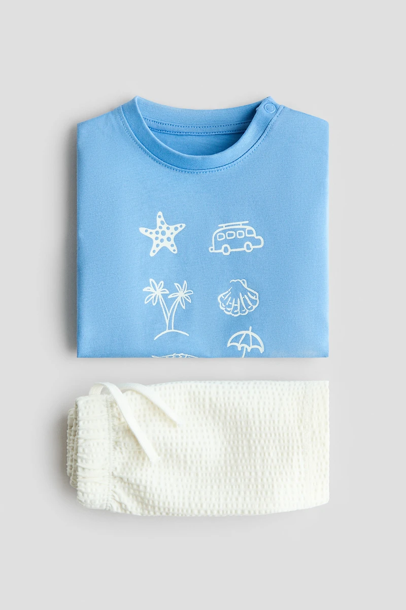 2-Piece Cotton Jersey Set