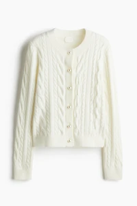 Cable-Knit Cardigan