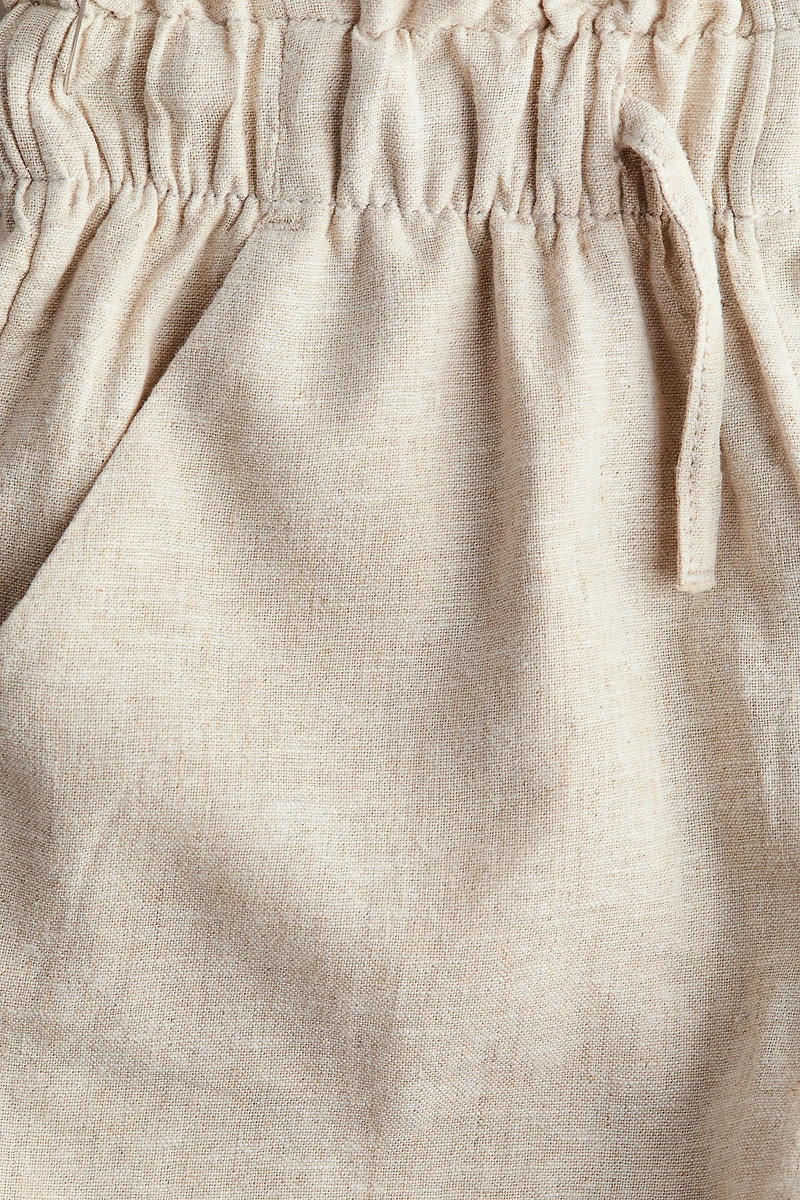 Short en lin mélangé