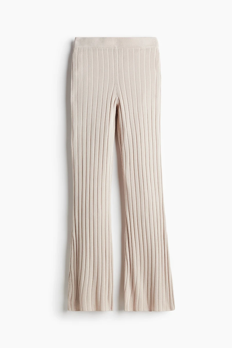Rib-knit Pants