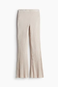 Rib-knit Pants