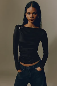 Asymmetric Jersey Top