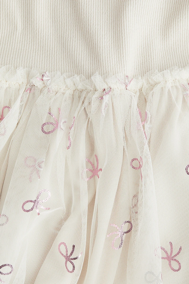 Robe avec jupe en tulle