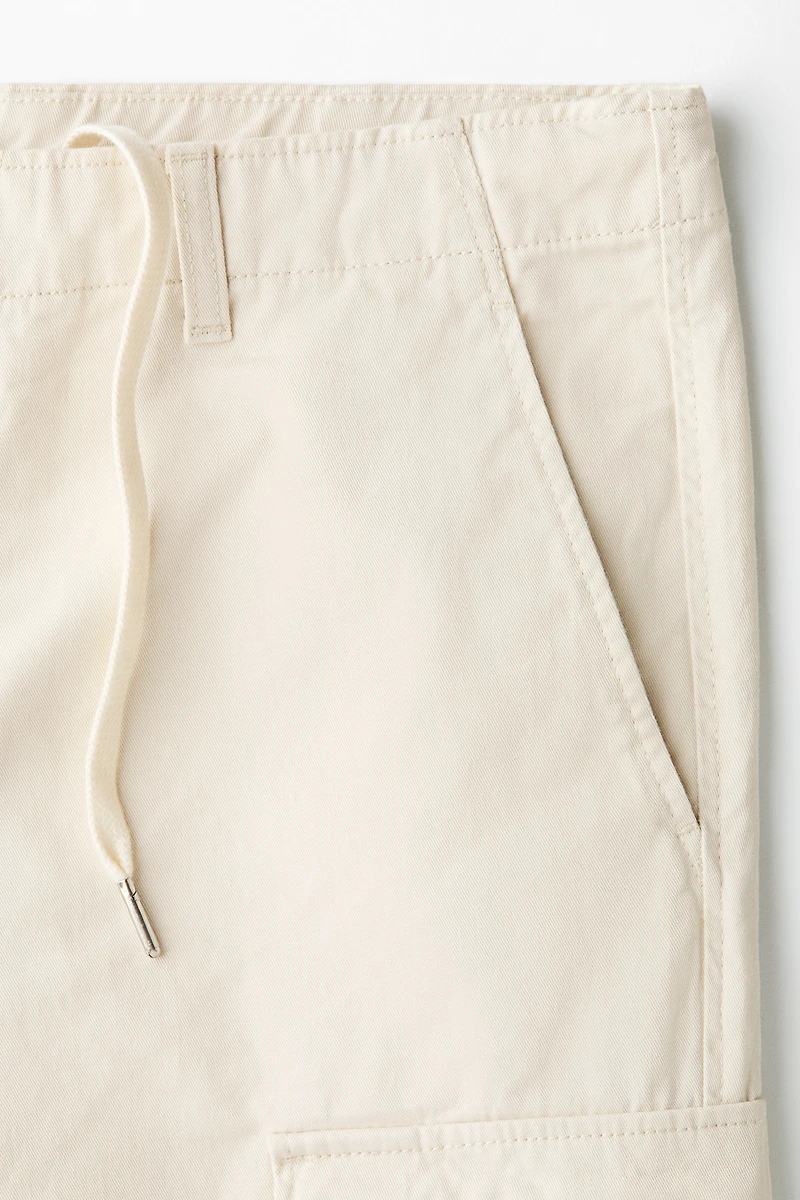 Relaxed-Fit Cotton Cargo Pants