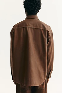 Oversized-Fit Denim Shirt