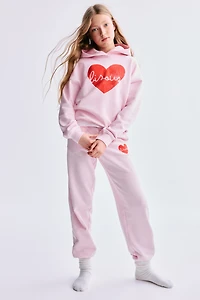 2-Piece Sweatsuit with Printed Motif