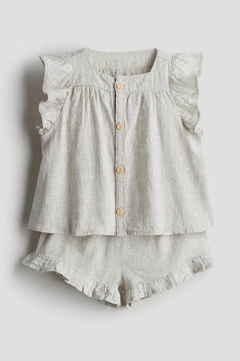 2-piece Linen-blend Set