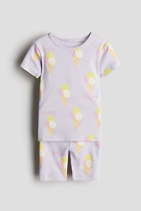 Snug Fit Printed Cotton Pajamas
