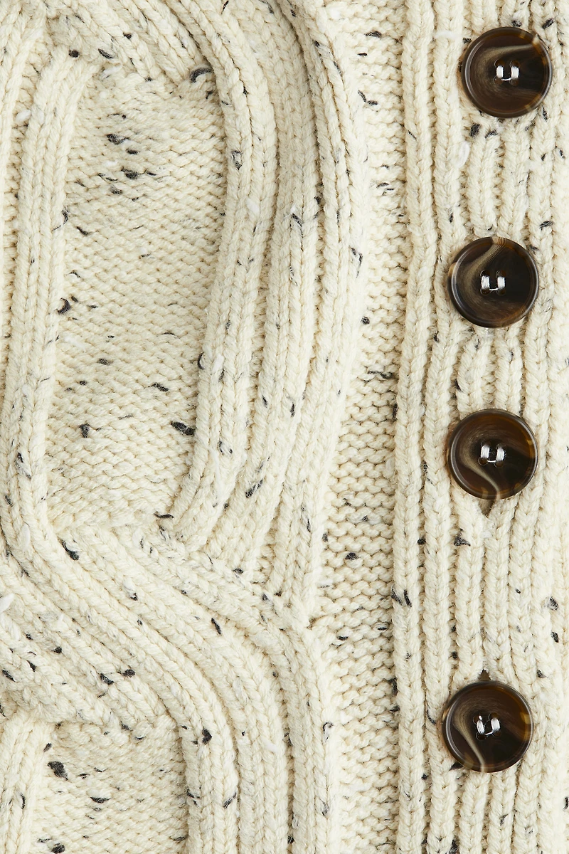 Cable-Knit Vest
