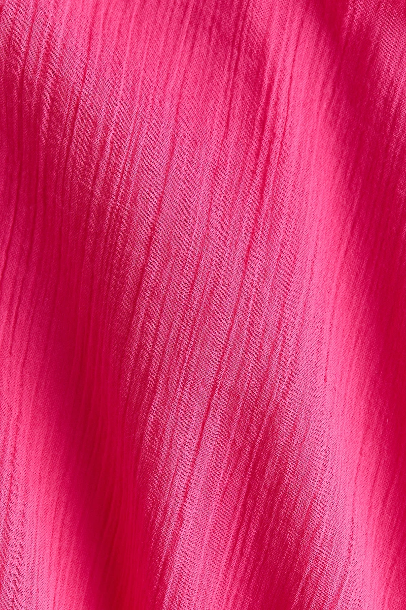 Crinkled Cotton Shirt