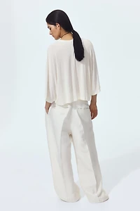 Batwing-Sleeved T-Shirt