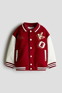 Baseball Jacket with Collar