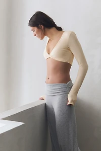 T-shirt de sport avec détail torsadé DryMove🅪