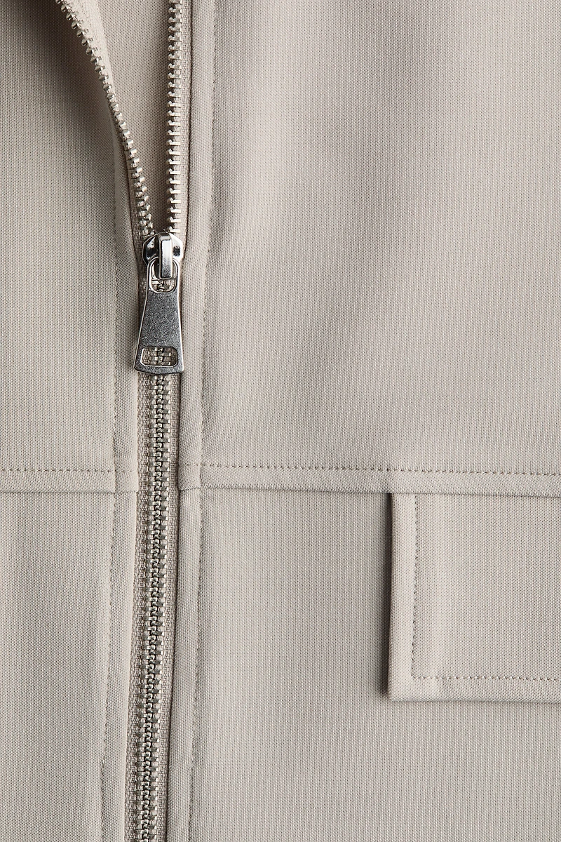 Jersey Top with Drawstrings