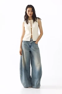 Tie-Detail Vest