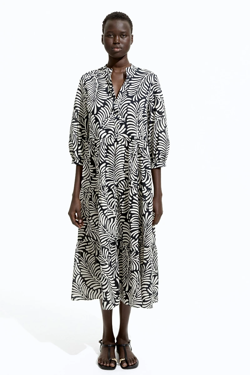 Tiered Midi Dress