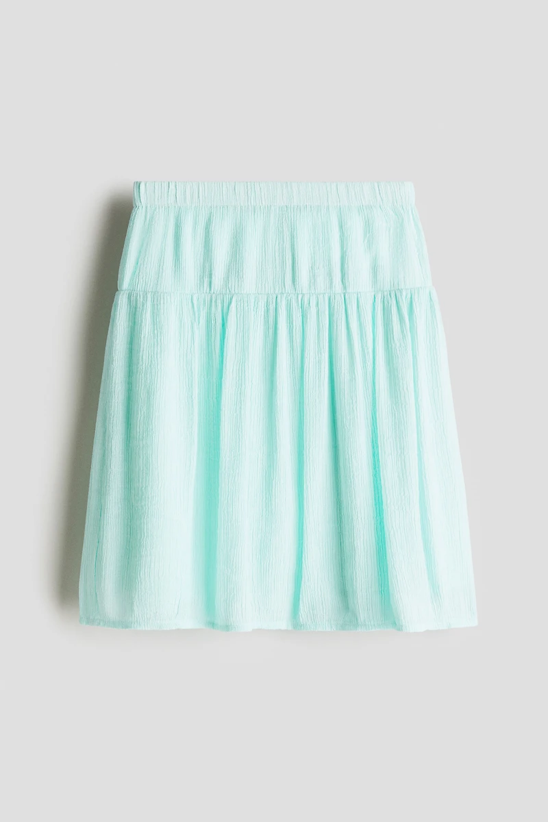 Crinkled Chiffon Skirt