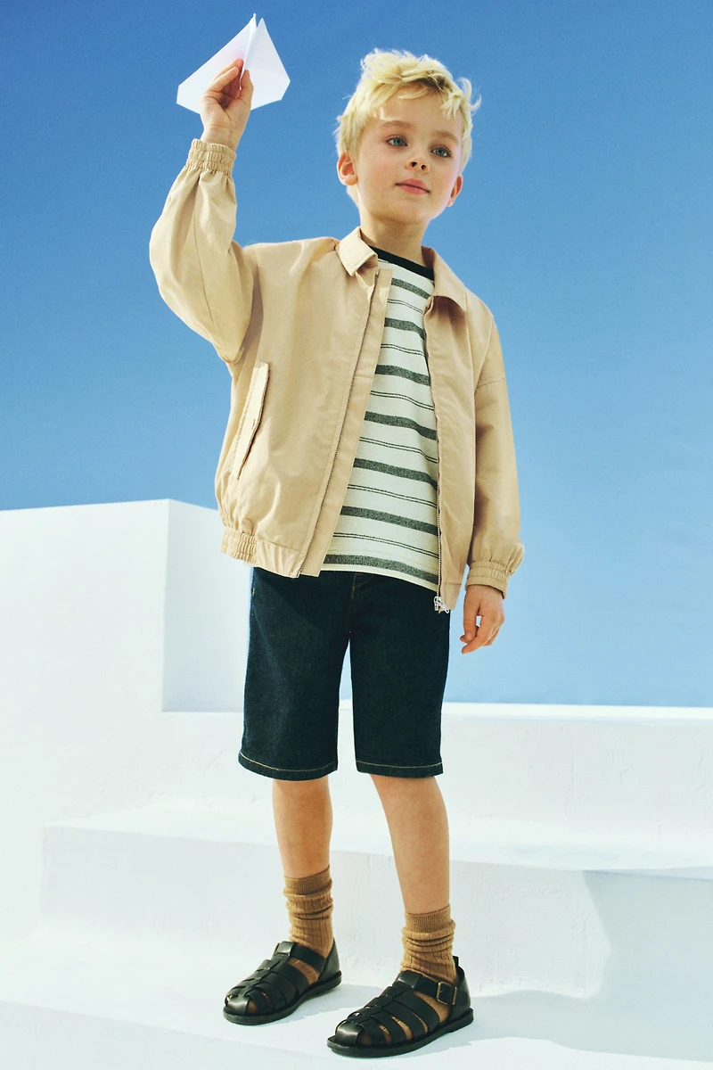 Loose-Fit Twill Jacket