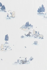 Patterned Percale Fitted Sheet