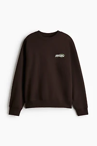 Loose-Fit Printed Sweatshirt