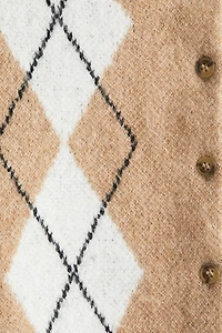 Gilet en tricot jacquard