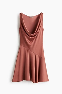 Cowl-Neck Dress