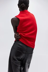 Sweater Vest with Collar