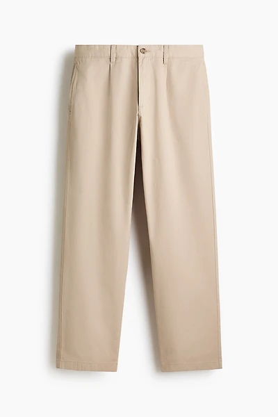 Relaxed-Fit Cotton Twill Chinos