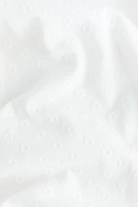 Embroidered Cotton Pajama Pants