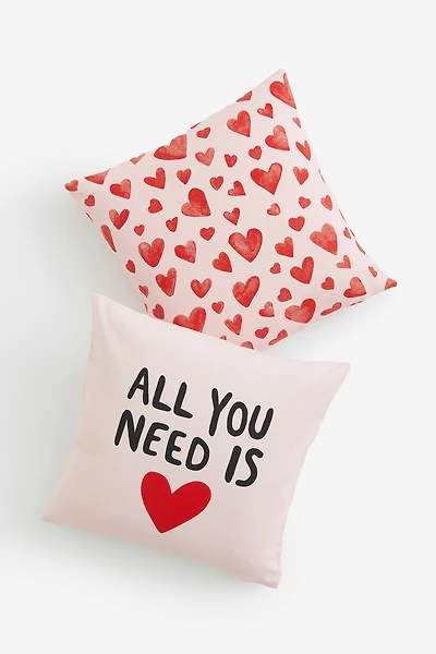 Lot de 2 housses de coussin